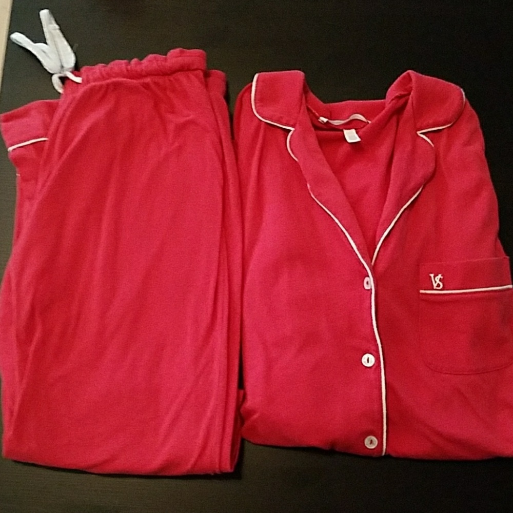 Vs red pj set